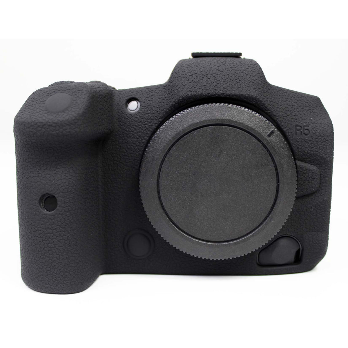 Soft Silicone Case Camera Protector Skin Bag Body Cover for Canon EOS R5 - Black