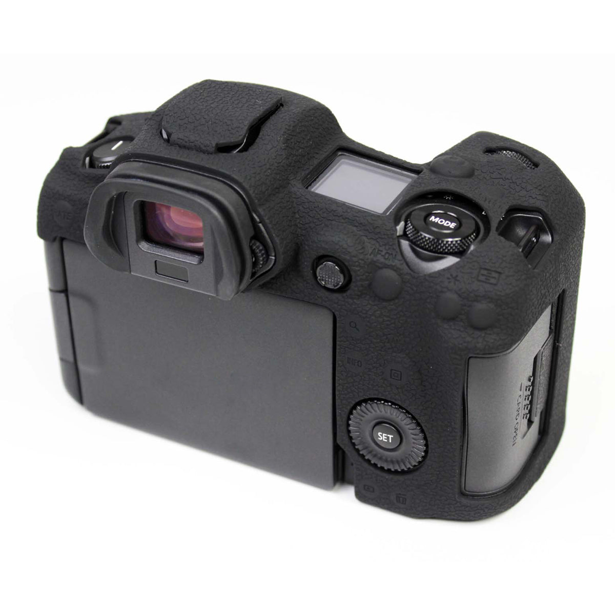 Soft Silicone Case Camera Protector Skin Bag Body Cover for Canon EOS R5 - Black