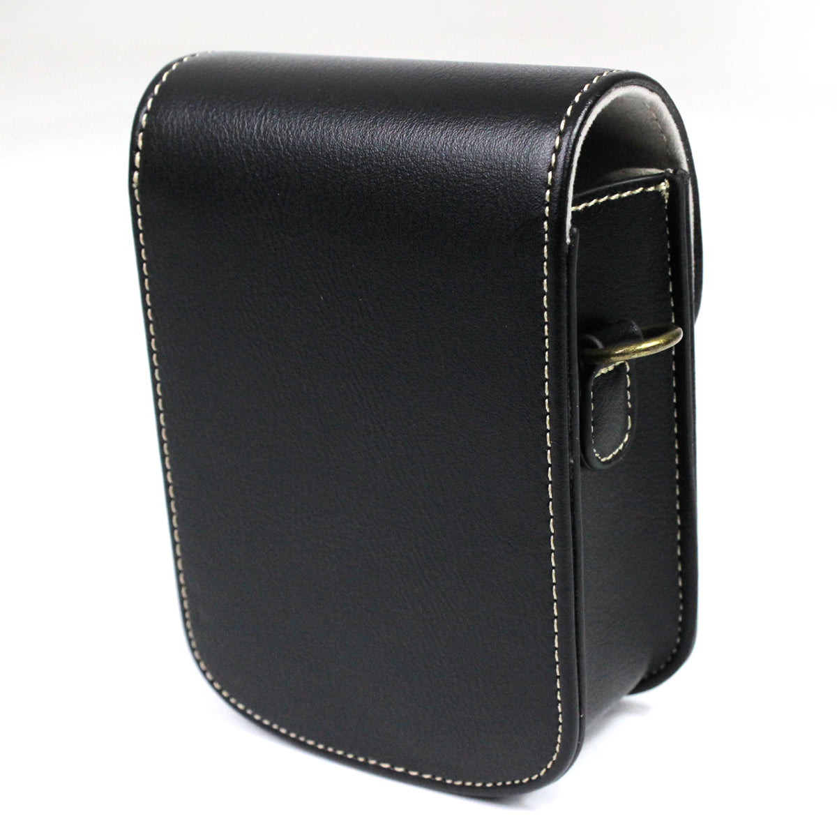 Camera Bag PU Leather Protective Case with Shoulder Strap for Canon Ricoh Sony Olympus - Apricot