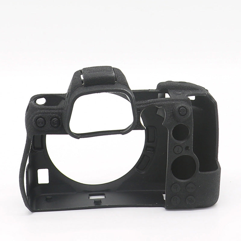 Litchi Texture Silicone Case Dustproof Camera Protective Sleeve Cover for Nikon Z6/Z7 - Black