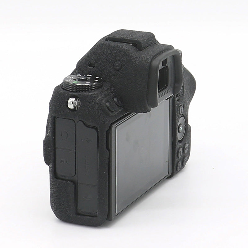 Litchi Texture Silicone Case Dustproof Camera Protective Sleeve Cover for Nikon Z6/Z7 - Black