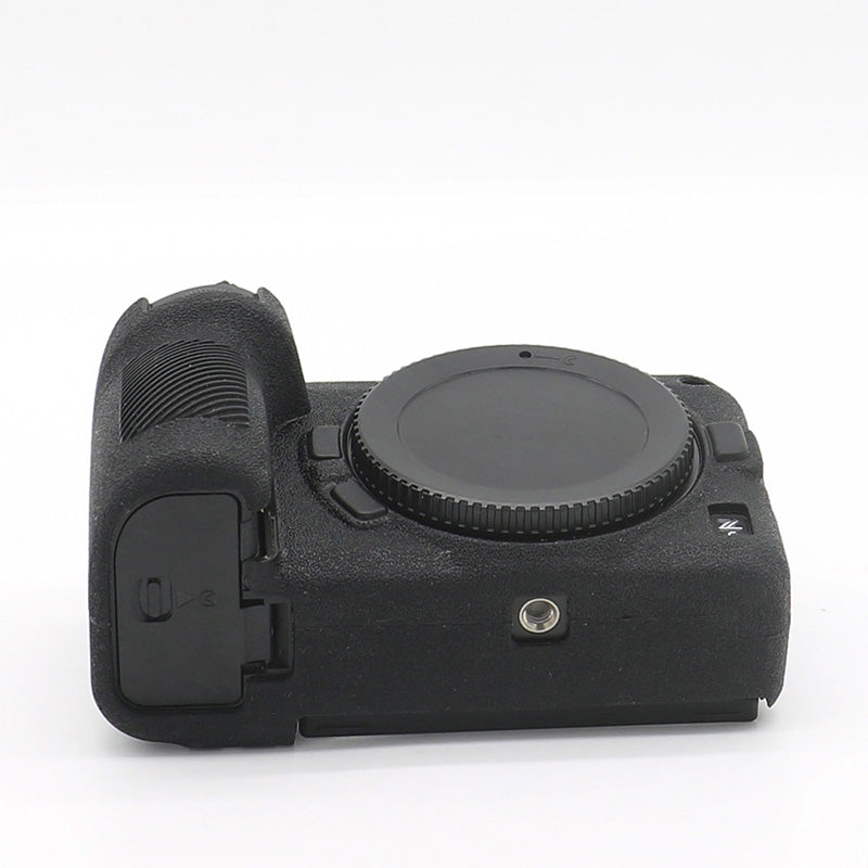 Litchi Texture Silicone Case Dustproof Camera Protective Sleeve Cover for Nikon Z6/Z7 - Black