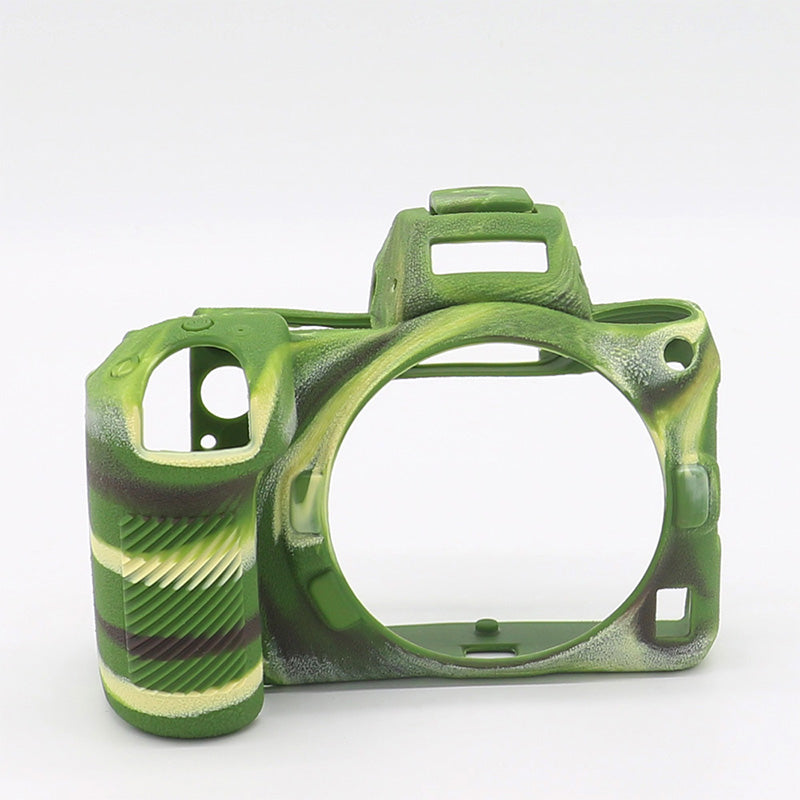 Litchi Texture Silicone Case Dustproof Camera Protective Sleeve Cover for Nikon Z6/Z7 - Camouflage