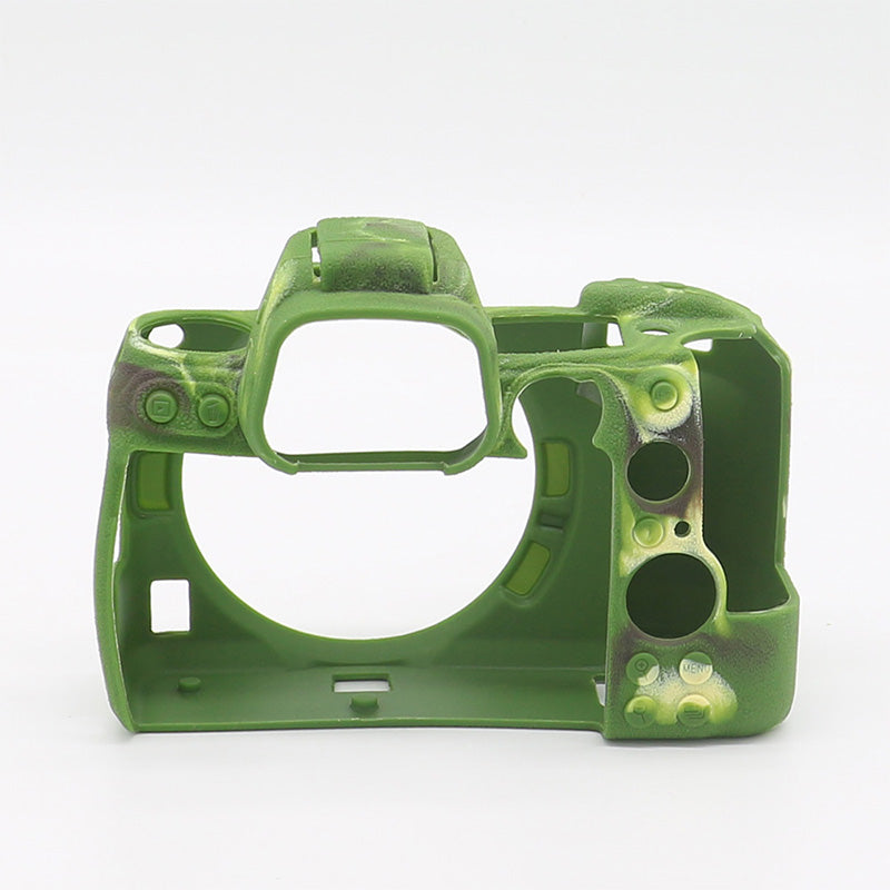 Litchi Texture Silicone Case Dustproof Camera Protective Sleeve Cover for Nikon Z6/Z7 - Camouflage