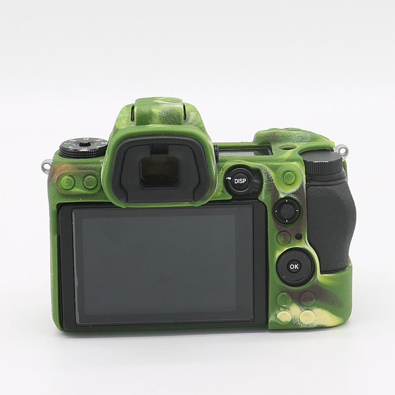 Litchi Texture Silicone Case Dustproof Camera Protective Sleeve Cover for Nikon Z6/Z7 - Camouflage
