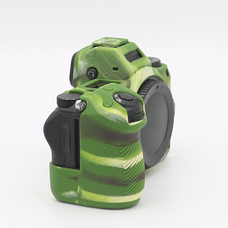 Litchi Texture Silicone Case Dustproof Camera Protective Sleeve Cover for Nikon Z6/Z7 - Camouflage