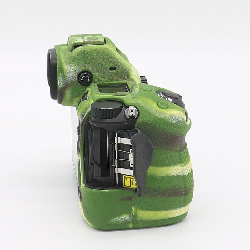 Litchi Texture Silicone Case Dustproof Camera Protective Sleeve Cover for Nikon Z6/Z7 - Camouflage