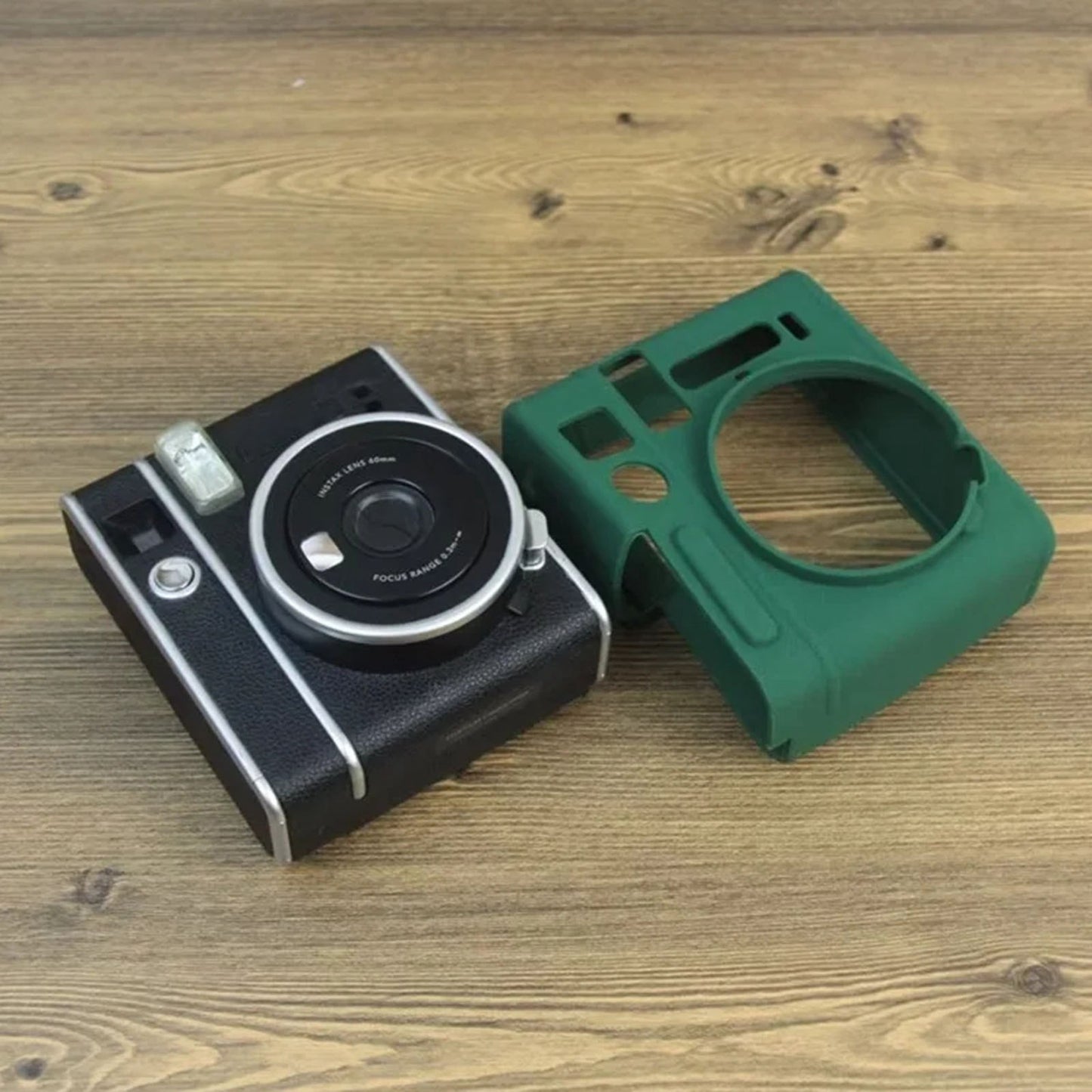 Soft Silicone Camera Case Protector Camera Body Sleeve Cover for Fujifilm Instax Mini 40 - Green