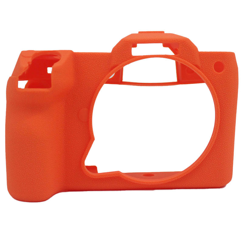 Soft Silicone Camera Case Protector SLR Camera Body Sleeve Cover for Fujifilm GFX 50S II - Orange