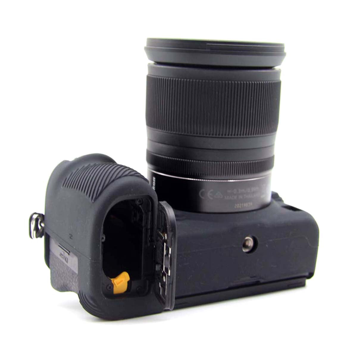 Uniqkart for Nikon Z6II Z7II Z5 SLR Camera Anti-drop Silicone Case Plain Protective Cover - Black