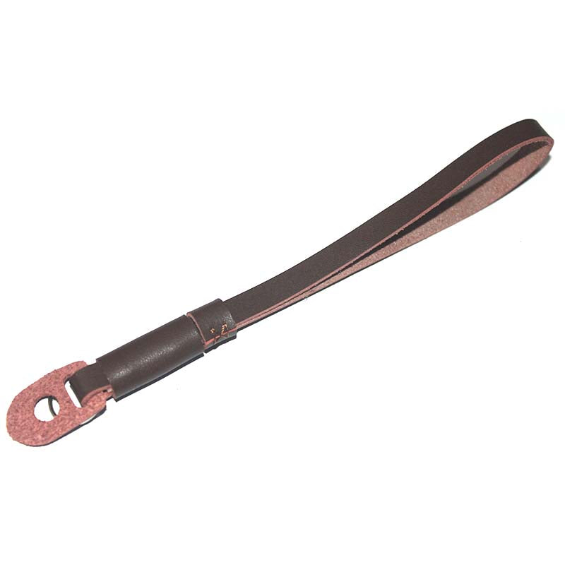 Genuine Lambskin Leather Wrist Strap Hand Grip for Canon Nikon Sony Fujifilm Panasonic Cameras - Coffee