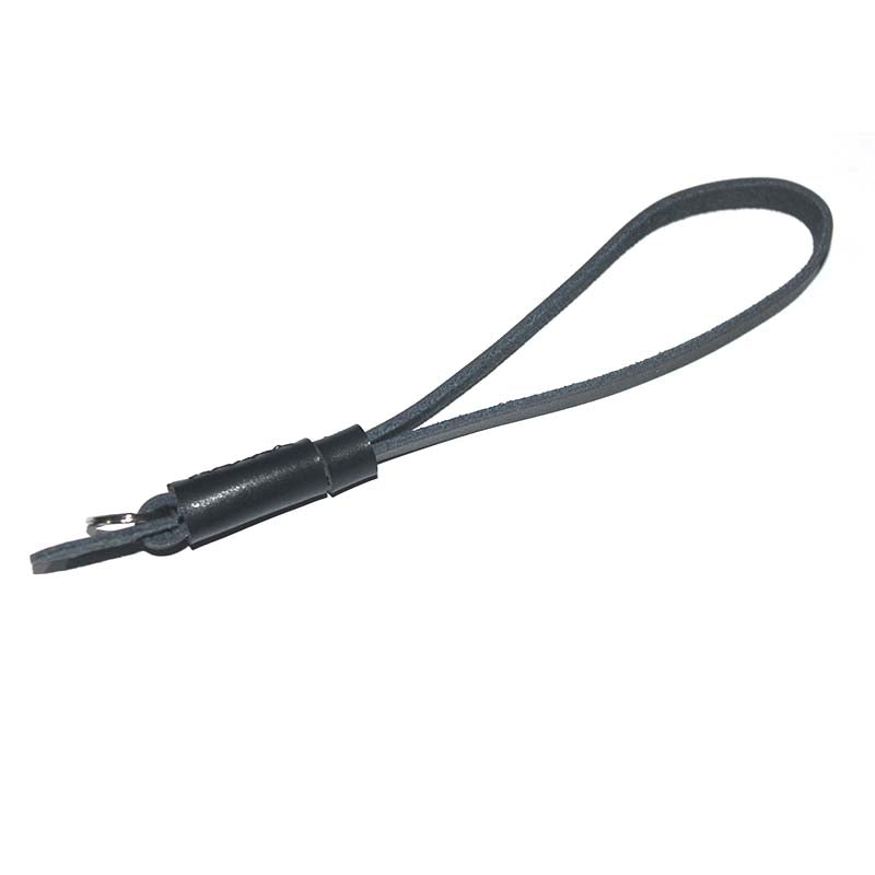 Genuine Lambskin Leather Wrist Strap Hand Grip for Canon Nikon Sony Fujifilm Panasonic Cameras - Black