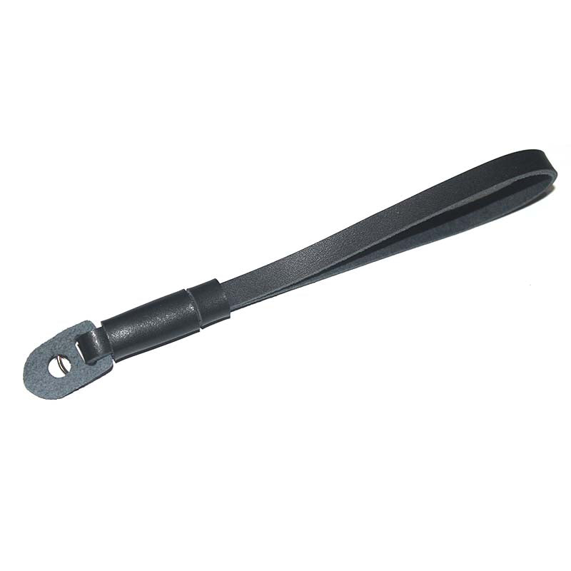 Genuine Lambskin Leather Wrist Strap Hand Grip for Canon Nikon Sony Fujifilm Panasonic Cameras - Black