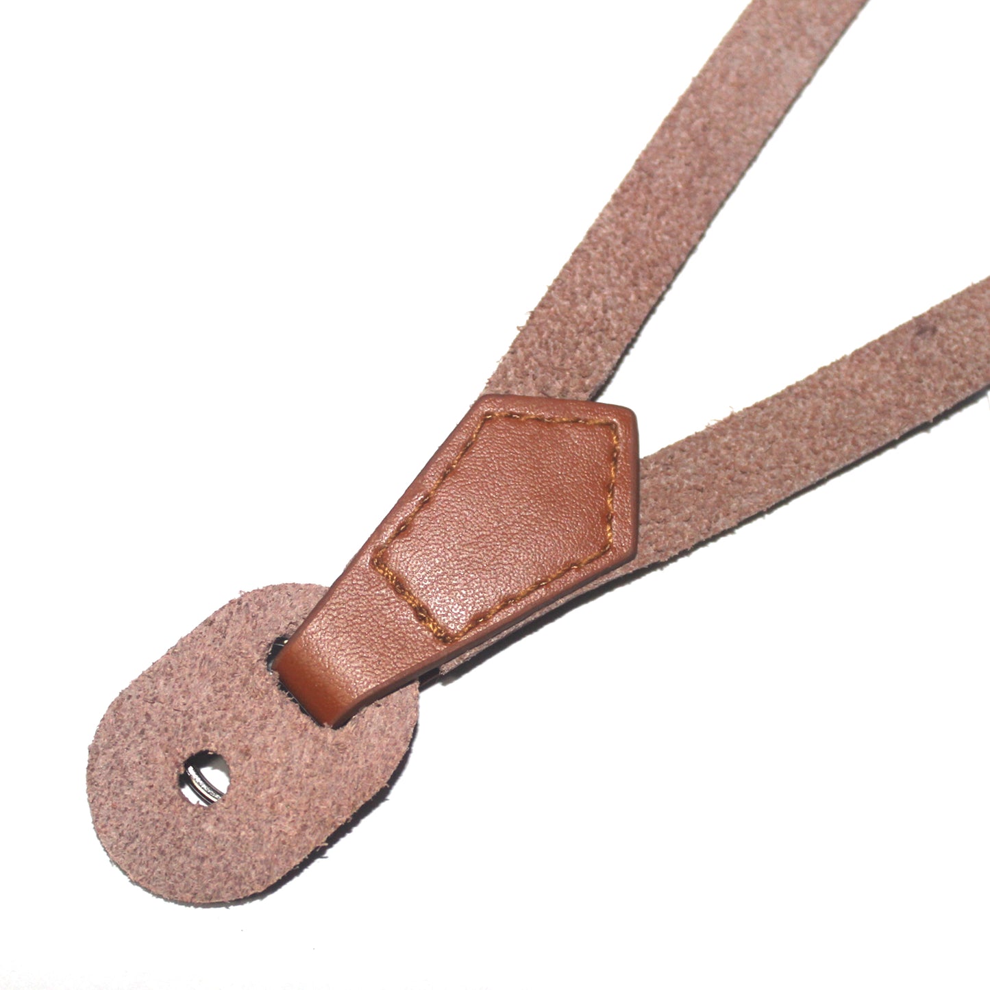 Camera Wrist Strap Grip Genuine Lambskin Leather Hand Strap for Canon Nikon Sony Fujifilm Panasonic Cameras - Brown