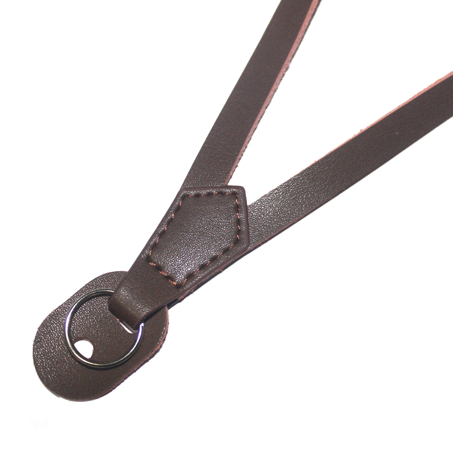 Camera Wrist Strap Grip Genuine Lambskin Leather Hand Strap for Canon Nikon Sony Fujifilm Panasonic Cameras - Coffee