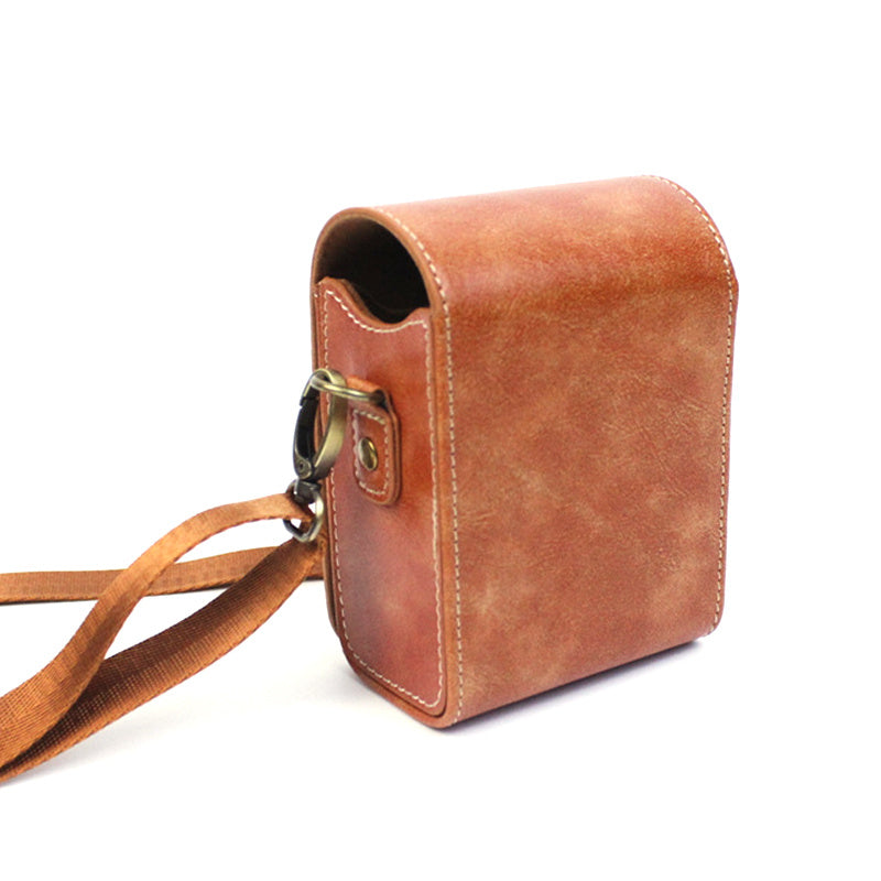 Retro Camera Cover for Sony ZV-1 Multifunction Vertical Style Protective Cover Shoulder Bag Camera Accessories - Brown
