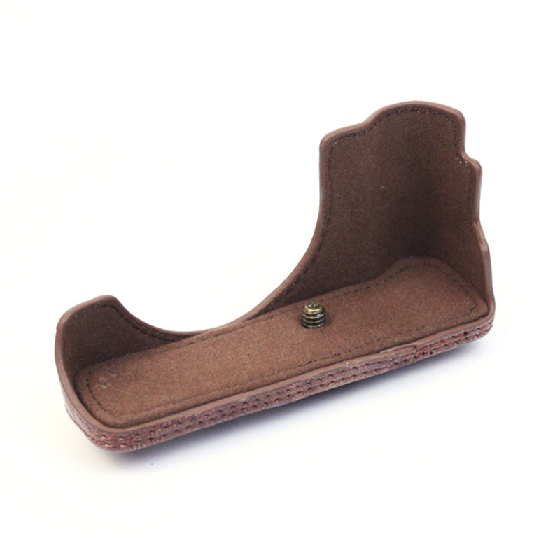 Vintage Protective Case Compatible for Sony ZV-1 Camera Premium PU Leather Bag Cover - Coffee