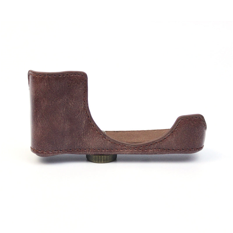 Vintage Protective Case Compatible for Sony ZV-1 Camera Premium PU Leather Bag Cover - Coffee