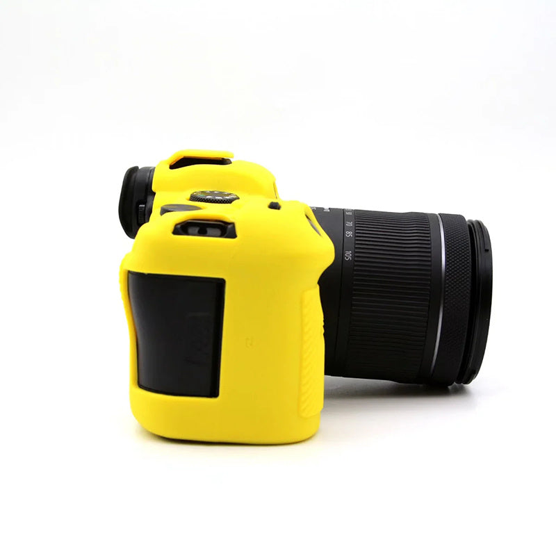 Uniqkart for Canon EOS R6 Anti-scratch Digital Camera Soft Silicone Textured Surface Case Portable Protective Sleeve - Yellow