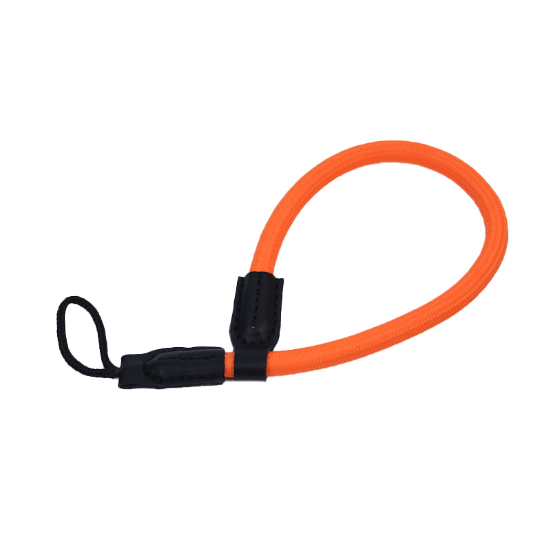 Uniqkart for Sony A7R III/A7M4/Canon EOS R5/R6/200D/850D Nylon DSLR Camera Wrist Strap Hand Grip - Orange