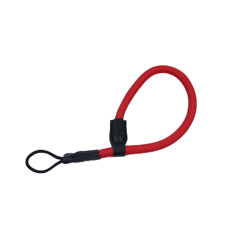 Uniqkart for Sony A7R III/A7M4/Canon EOS R5/R6/200D/850D Nylon DSLR Camera Wrist Strap Hand Grip - Red