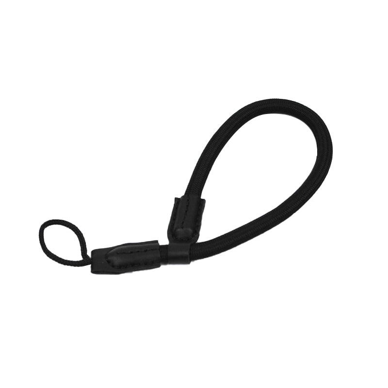 Uniqkart for Sony A7R III/A7M4/Canon EOS R5/R6/200D/850D Nylon DSLR Camera Wrist Strap Hand Grip - Black