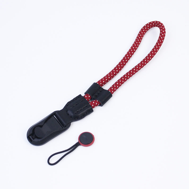Camera Hanging Strap for Fujifilm XT4 XS10 Sony A7M4 A7C Nylon Quick Release Carrying Rope - Red