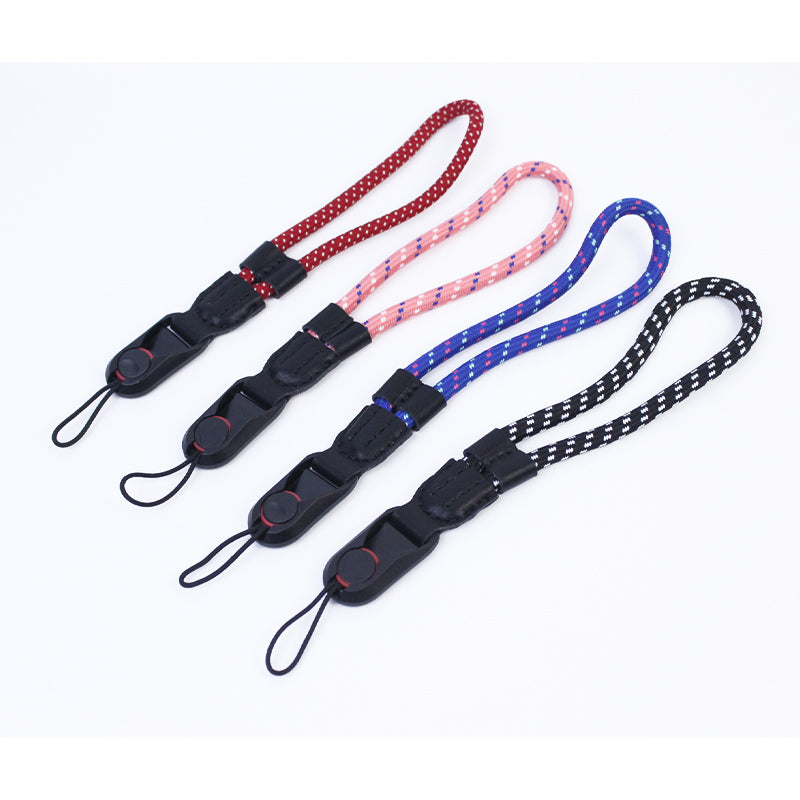 Camera Hanging Strap for Fujifilm XT4 XS10 Sony A7M4 A7C Nylon Quick Release Carrying Rope - Pink