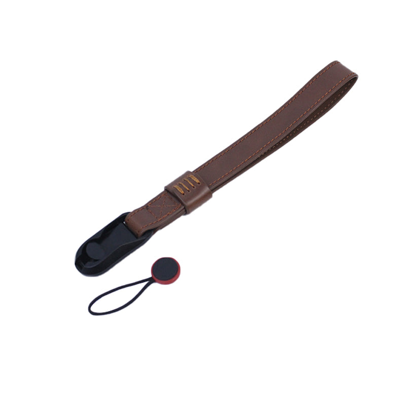 Uniqkart for Fujifilm XT4 XS10 Sony A7M4 A7r3 Quick Release Carrying Rope PU Leather Camera Hanging Strap - Coffee