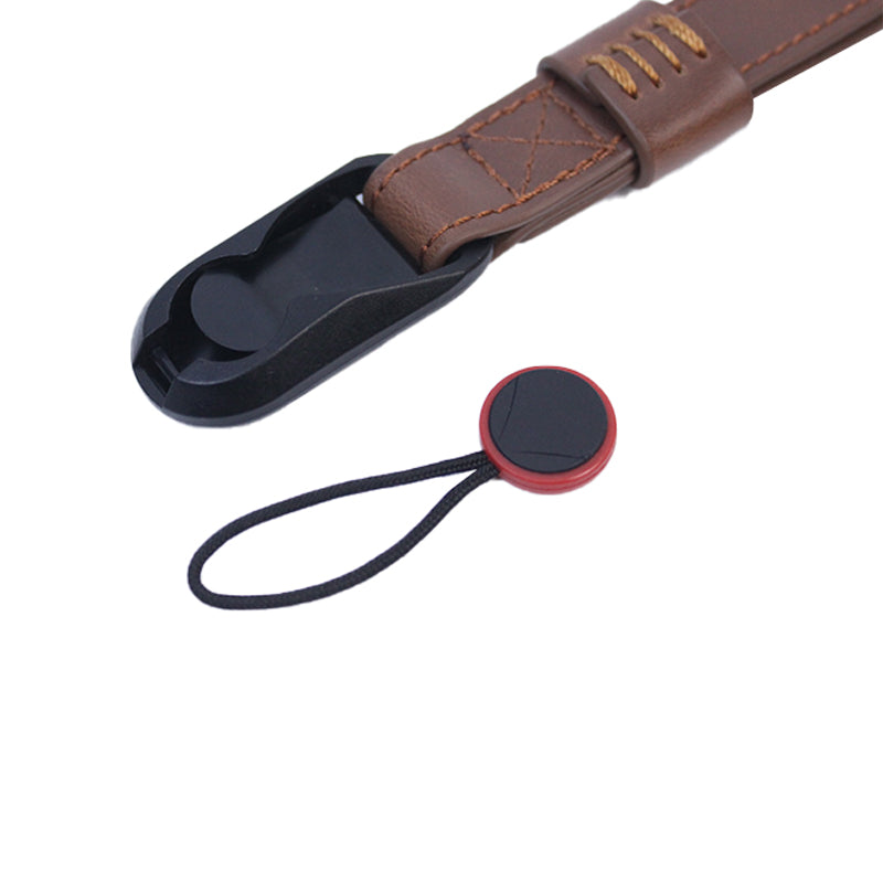 Uniqkart for Fujifilm XT4 XS10 Sony A7M4 A7r3 Quick Release Carrying Rope PU Leather Camera Hanging Strap - Coffee