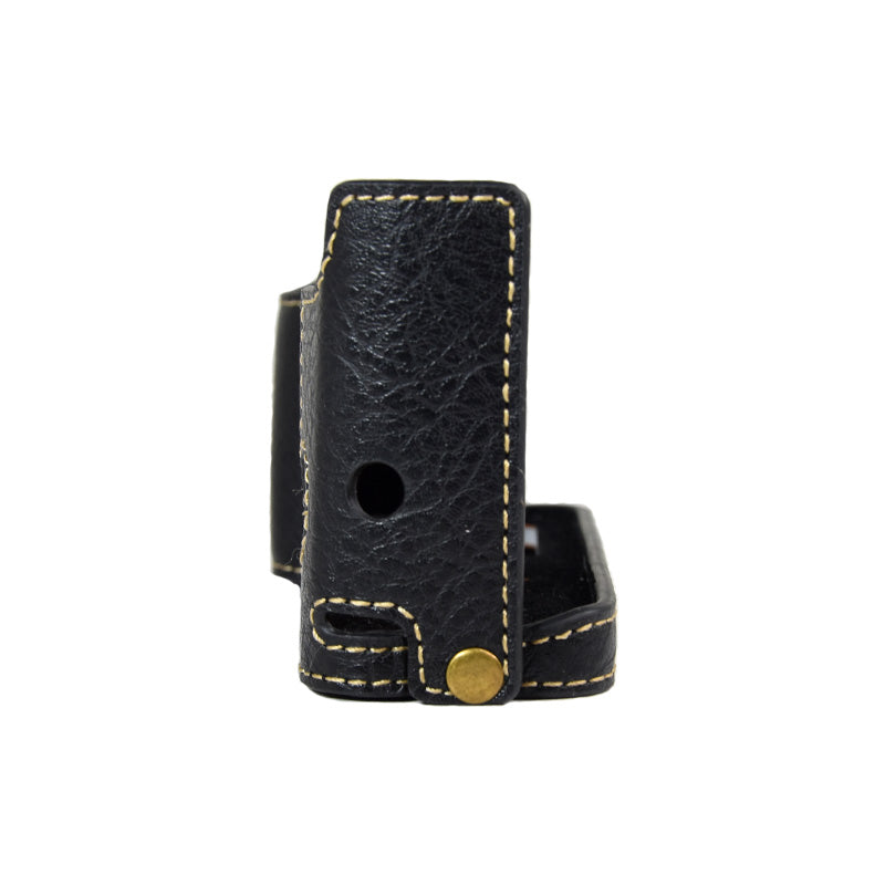 Uniqkart for Fujifilm X-T4/XT4 Stylish Textured PU Leather Camera Bottom Case Protective Half Body Cover with Battery Opening Design - Black