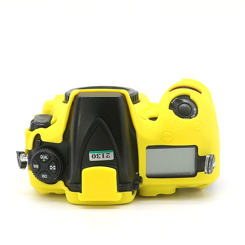 Uniqkart for Nikon D810 DSLR Camera Soft Protective Cover Anti-scratch Shockproof Silicone Case - Yellow