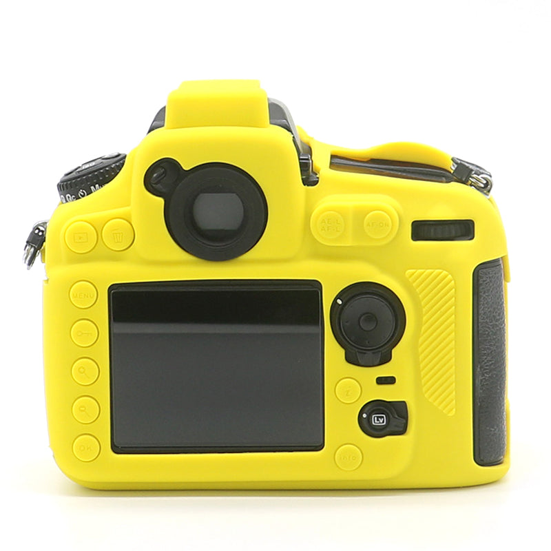Uniqkart for Nikon D810 DSLR Camera Soft Protective Cover Anti-scratch Shockproof Silicone Case - Yellow