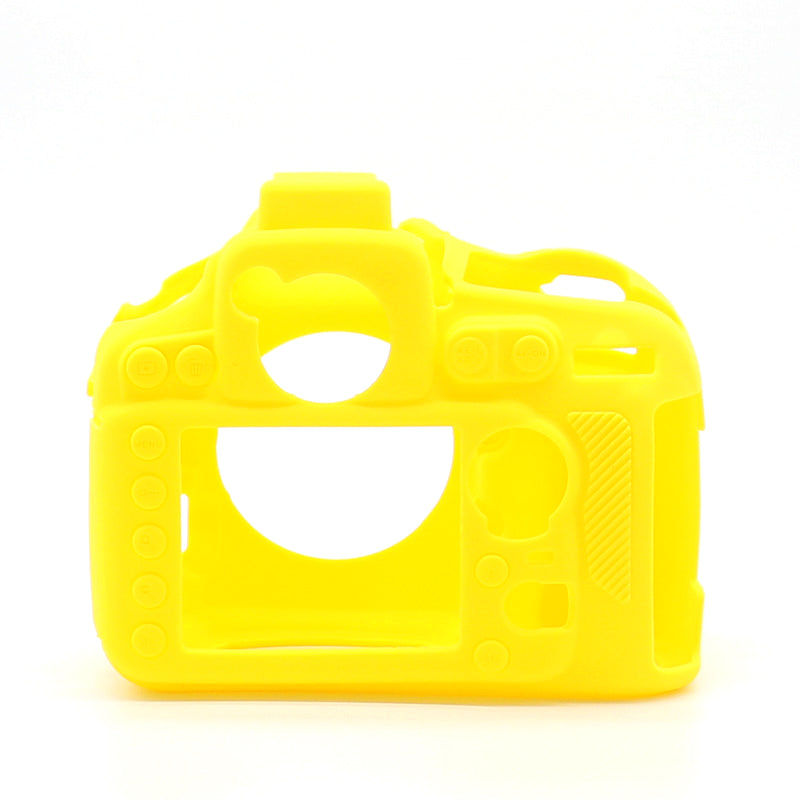 Uniqkart for Nikon D810 DSLR Camera Soft Protective Cover Anti-scratch Shockproof Silicone Case - Yellow