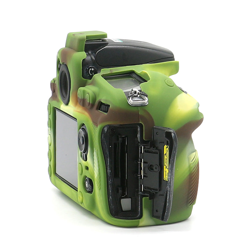 Uniqkart for Nikon D810 DSLR Camera Soft Protective Cover Anti-scratch Shockproof Silicone Case - Camouflage