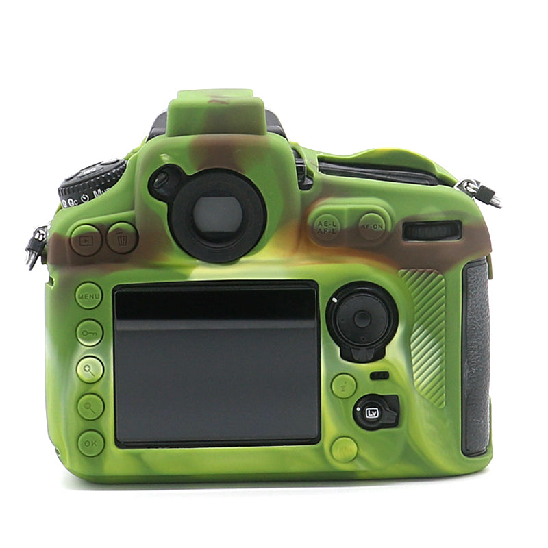 Uniqkart for Nikon D810 DSLR Camera Soft Protective Cover Anti-scratch Shockproof Silicone Case - Camouflage