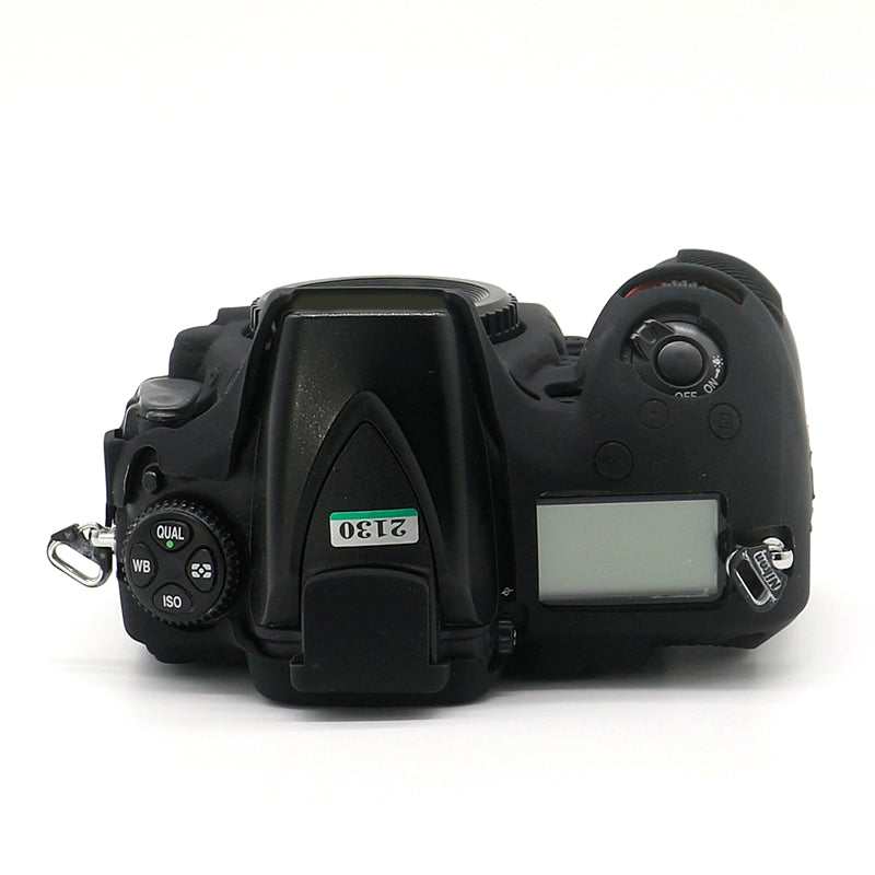 Uniqkart for Nikon D810 DSLR Camera Soft Protective Cover Anti-scratch Shockproof Silicone Case - Black