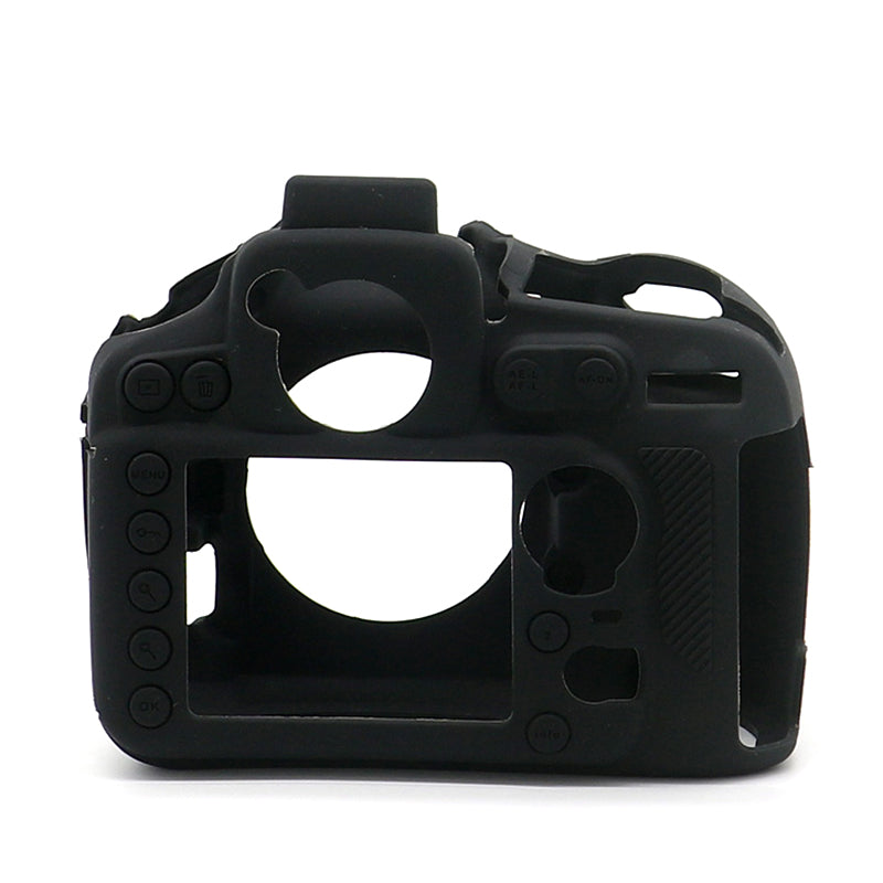 Uniqkart for Nikon D810 DSLR Camera Soft Protective Cover Anti-scratch Shockproof Silicone Case - Black