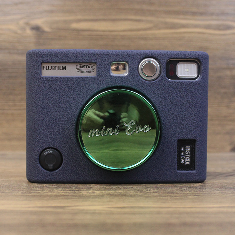 Uniqkart for Fujifilm Instax Mini Evo Camera Soft Protective Cover Anti-scratch Shockproof Silicone Case - Blue