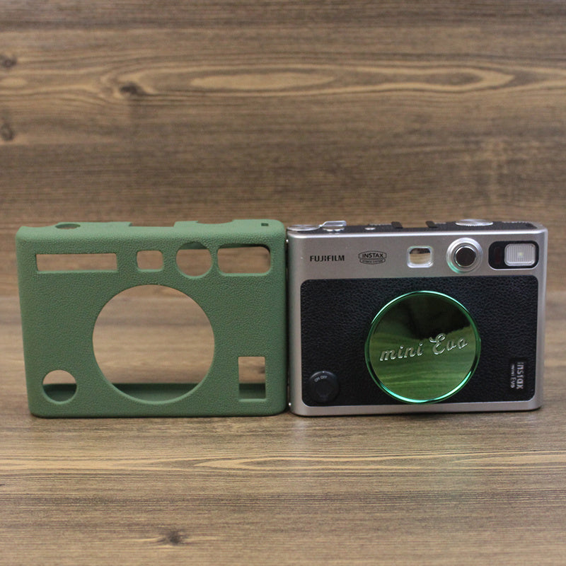 Uniqkart for Fujifilm Instax Mini Evo Camera Soft Protective Cover Anti-scratch Shockproof Silicone Case - Green