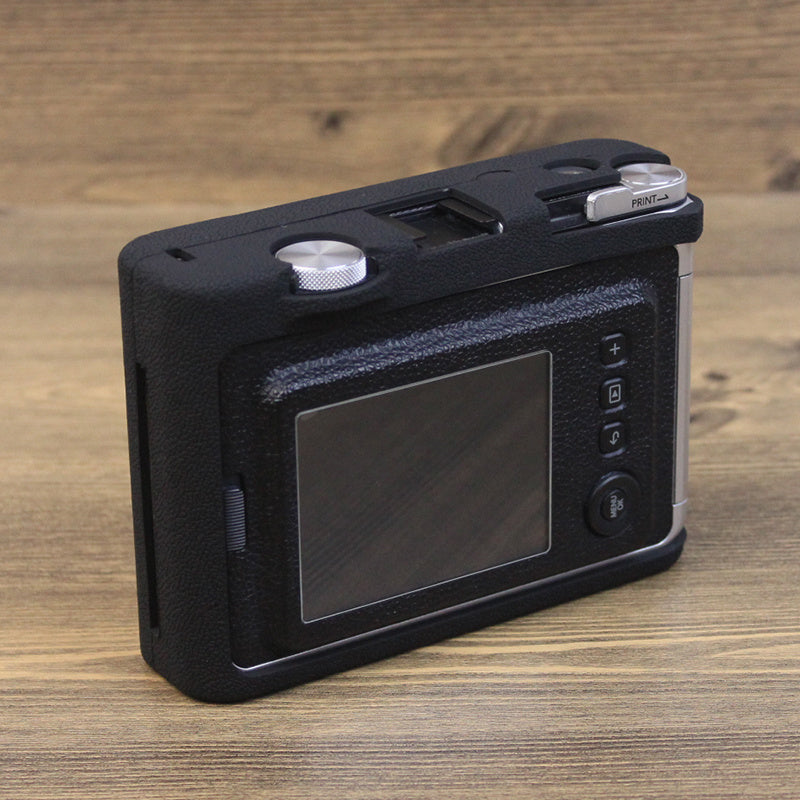 Uniqkart for Fujifilm Instax Mini Evo Camera Soft Protective Cover Anti-scratch Shockproof Silicone Case - Black