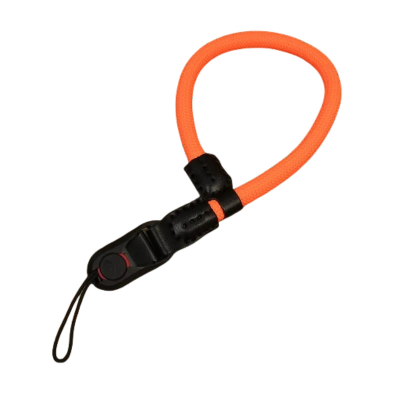Portable DSLR Camera Hand Strap Quick Release Buckle Nylon Camera Wrist Strap - Orange