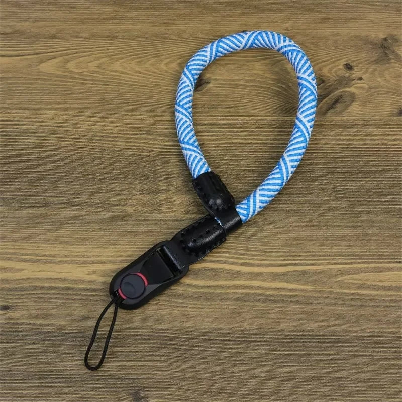 Portable DSLR Camera Hand Strap Quick Release Buckle Nylon Camera Wrist Strap - Style C