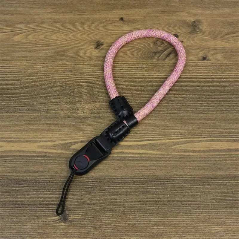 Portable DSLR Camera Hand Strap Quick Release Buckle Nylon Camera Wrist Strap - Style E