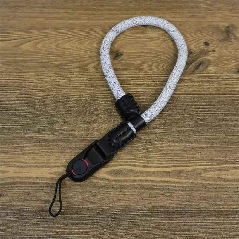 Portable DSLR Camera Hand Strap Quick Release Buckle Nylon Camera Wrist Strap - Style F