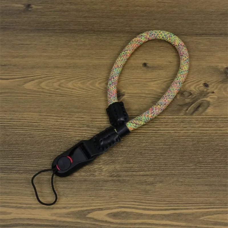 Portable DSLR Camera Hand Strap Quick Release Buckle Nylon Camera Wrist Strap - Style I