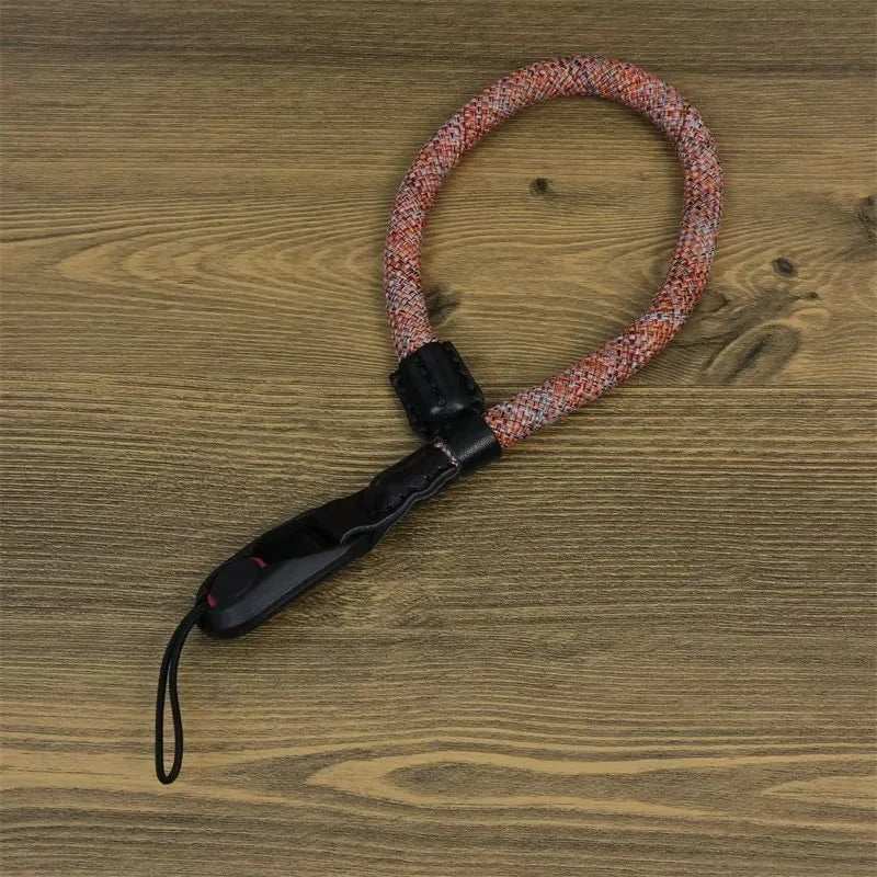 Portable DSLR Camera Hand Strap Quick Release Buckle Nylon Camera Wrist Strap - Style J