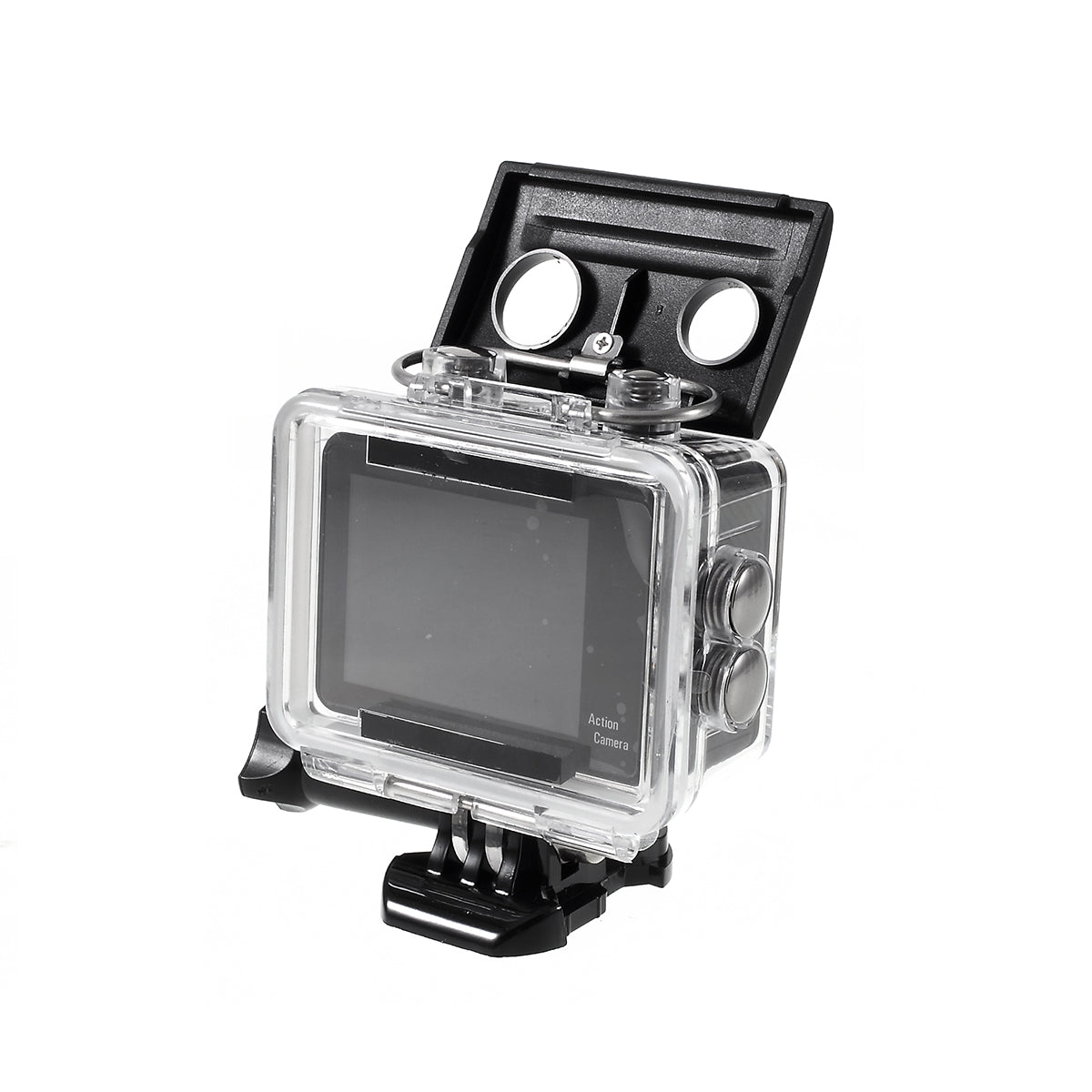 K2TDR WiFi Mini Camera 2.0-inch Touch Screen 4K Ultra HD Action Camera Wide Angle 170-Degree Sport Camera