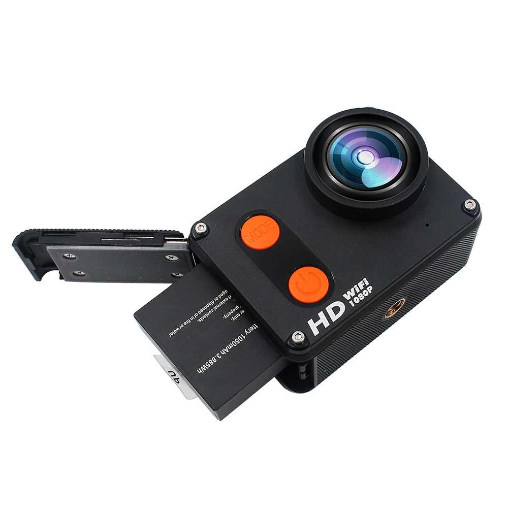 M5000D Waterproof 1080P HD Sports Camera 12M 120 Degree Wide Angle Lens WiFi Action Camera