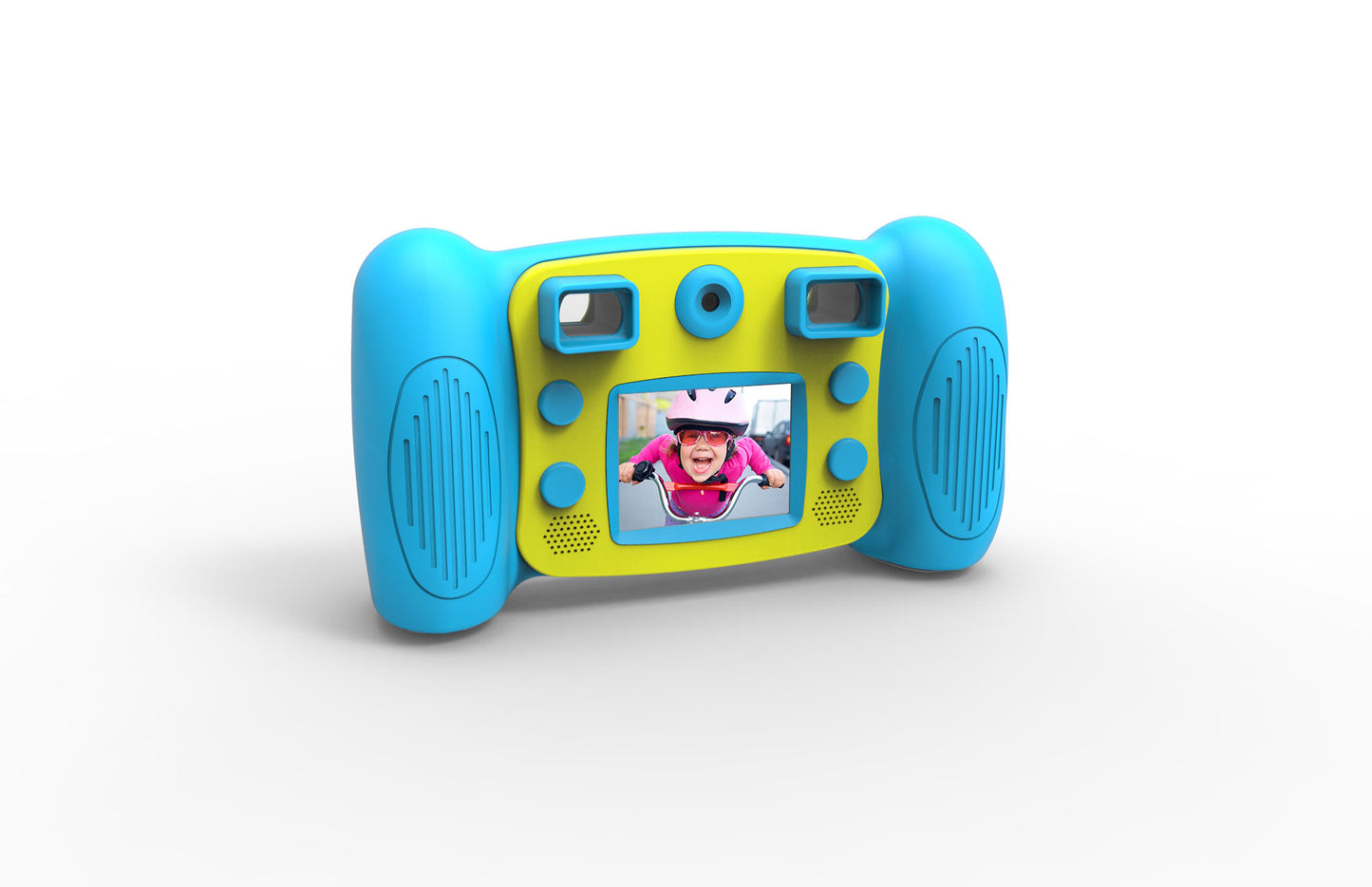 H129 Lovely Mini 2.0-inch 1.3MP Children Camera Video Camcorder - Baby Blue